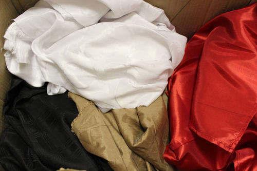 Material Off-Cuts: Silky/ Shiny Material 10 KG (2 Bags Up for Grabs!!!)
