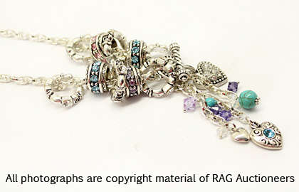 Lauren Michelle Collection Versatile Tasseled Ring Necklace