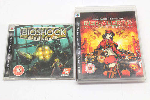 PS3 Games X 4 Including Bioshock and Red Alert 3