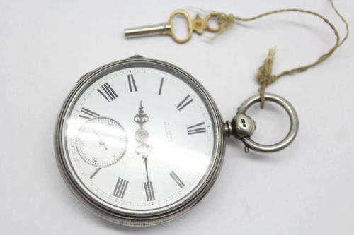 Antique Silver Hallmarked British Pocket Watch
