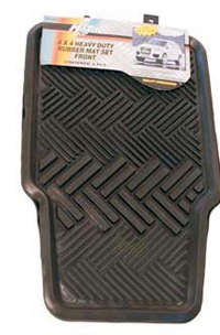 Heavy Duty Front Rubber 4 X 4 Mats