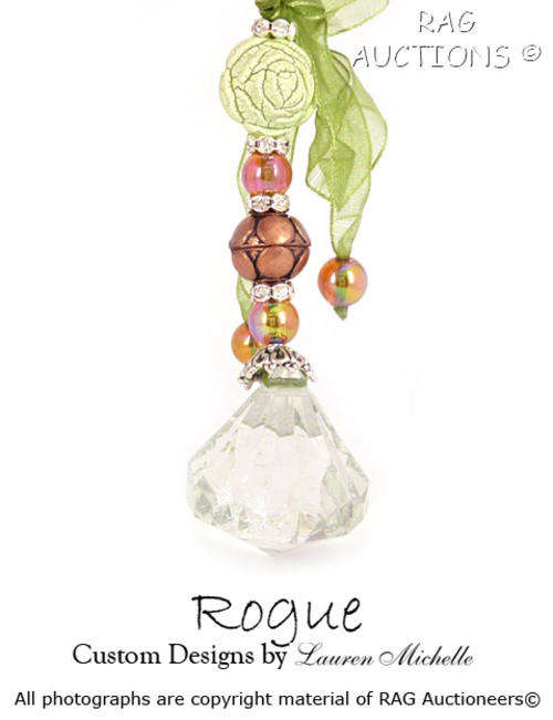 Lauren Michelle Green Rose Bead Table Weights Set Of Four