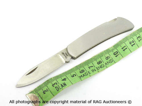 ** THREE ON AUCTION ** Lock Stainless Steel Knife (Flat Design - 13 cm)
