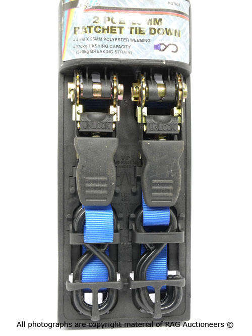 2 Piece Ratchet Tie Down (25 mm)