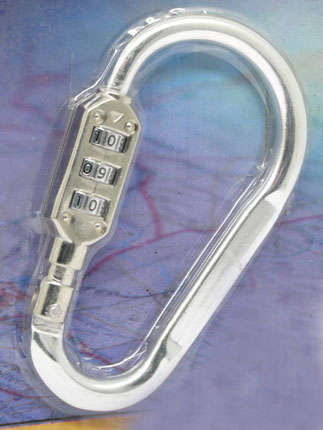 Combo Lock Carabiner (3 up for grabs!!)
