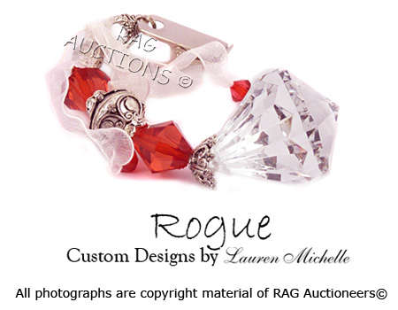 **R200** Cerise & Clear Tableweights From The LAUREN MICHELLE COLLECTION (Perfect Christmas Colours)