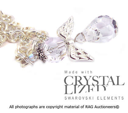 **R160** GENUINE SWAROVSKI Angel Necklace From LAUREN MICHELLE