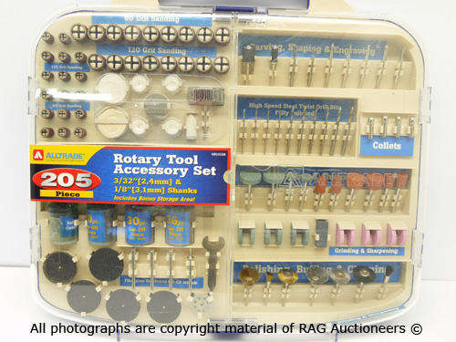 ALLTRADE 205 Piece Rotary Tool Accessory Set