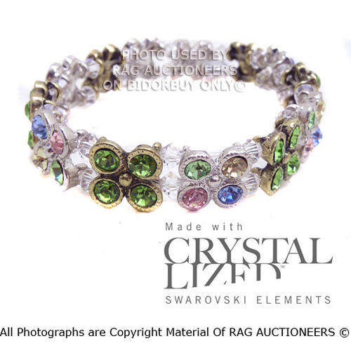 **R250**GENUINE SWAROVSKI Diamante Stretch Bracelet