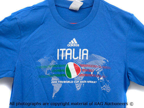 ADIDAS 2010 Italian T-Shirt  (Size: Small) [2 Up for Grabs!!!]