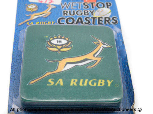 SA RUGBY Coasters Set of 6 [4 Up for Grabs!!!]