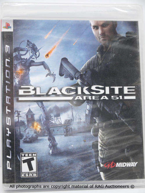 Black Site Area 51 PS3 Blu Ray Disc (Brand New Sealed)