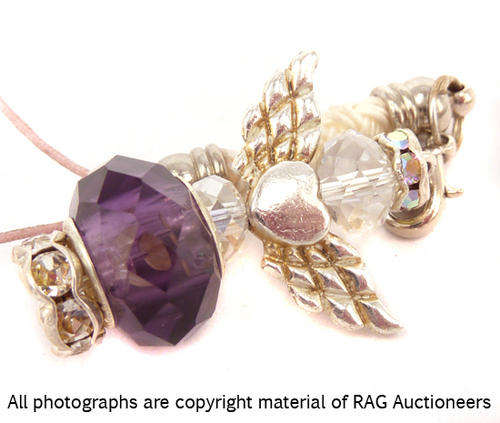 Lauren Michelle Angel Cell Phone Charm