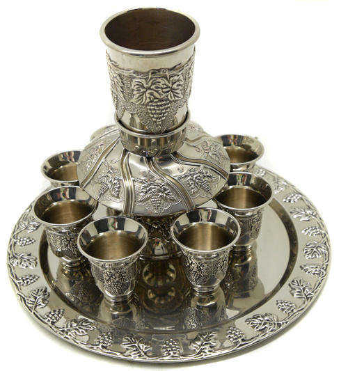 Wine Fountain Set (Kiddish Cup Fountain)