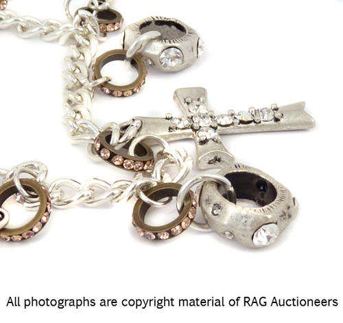 **R590** Lauren Michelle Collection Charmed Cross Necklace