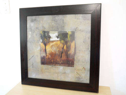 Large Wooden Frame With Print