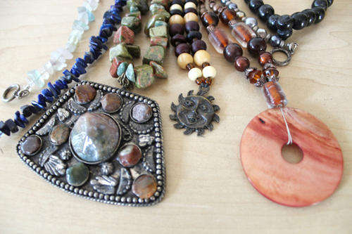 Job Lot Of 5 X Necklaces & 2 X Bracelets