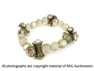 Lauren Michelle Collection Swarovski Stretch Bracelet