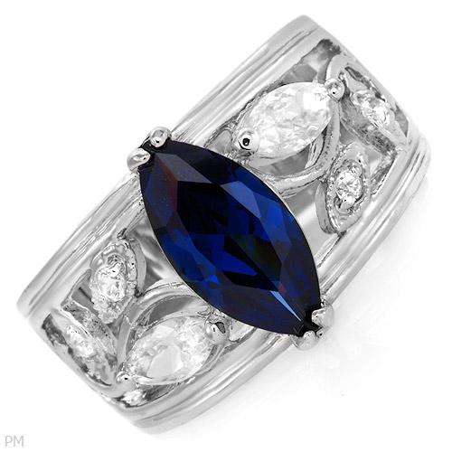 ELEGANT RING WITH 3.53CTW CZ 925-STERLING SILVER