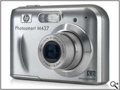 Like new HP Photosmart M437 Digital Camera Unwanted Gift With Camera Bag