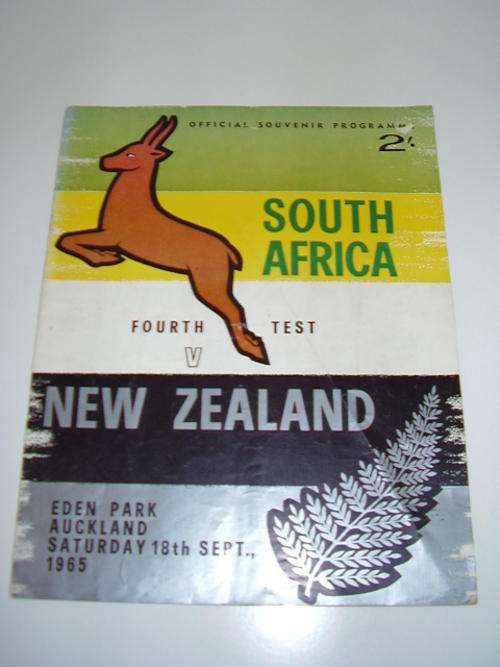 NEW ZEALAND v SOUTH AFRICA FOURTH TEST 1965