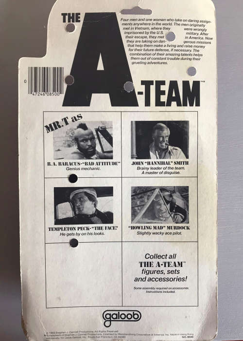 Vintage Mr T A-Team Action Figure