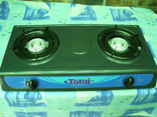 CRAZZY R1 START--NEVER USED--TOTAI TABLE TOP DOUBLE BURNER GAS STOVE WITH AUTOMATIC IGNITION
