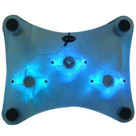Blue LED light 3-Fan Notebook Cooling Pad Superior quality