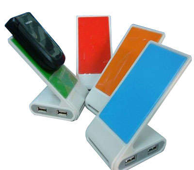 cellphone seating USB 2.0 4-Port Multi USB Hub In Multiple Colors