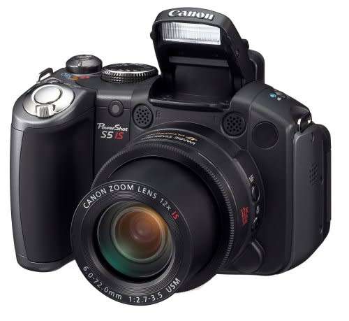 Canon PowerShot Pro Series S5 IS 8.0MP Digital Camera with 12x Optical IS Zoom ¿ BLACK