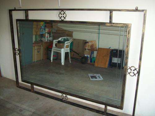 Mirror - Cast Iron Frame