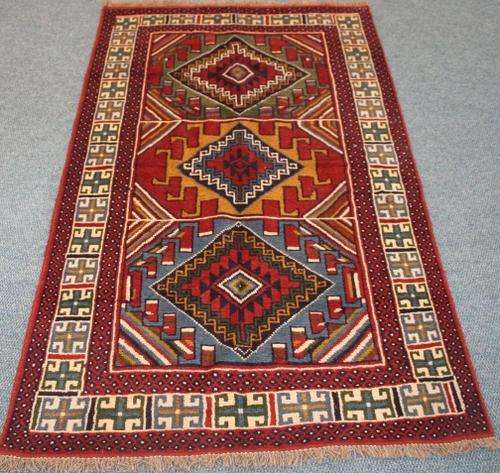 Handwoven Persian Kurdi Ghoochan 190 x 110