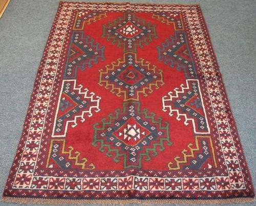 Handwoven Persian KURDI GHOOCHAN 195x120