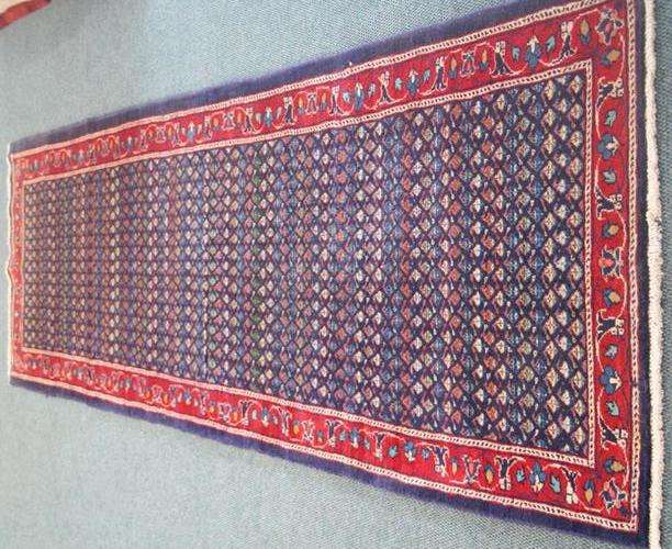 Handwoven Persian Hamadan Runner 353 x 100