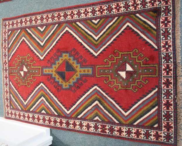 Handwoven Persian Kurdi Ghoochan 192 x 115