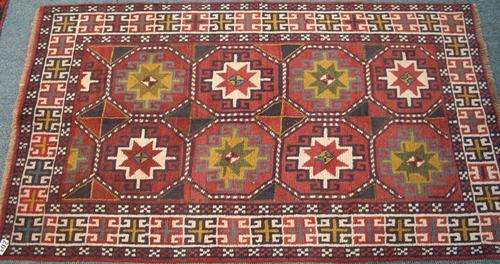 Handwoven Persian Kurdi Ghoochan 190 x 110