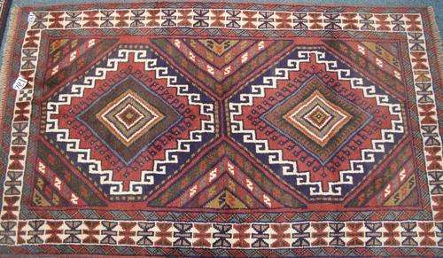 Handwoven Persian Shiraz 211 x 117