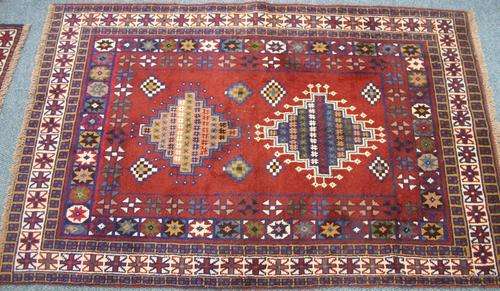 Handwoven Persian Kurdi Ghoochan 185 x 117