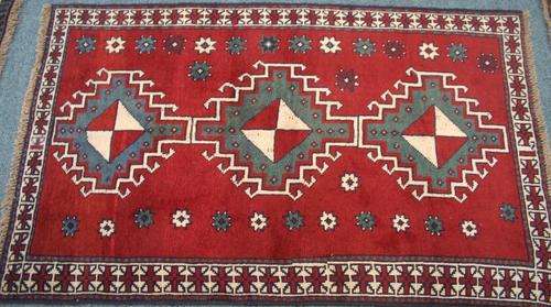 Handwoven Persian Kurdi Ghoochan 195 x 115