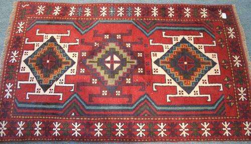 Handwoven Persian Kurdi Ghoochan 192 x 115