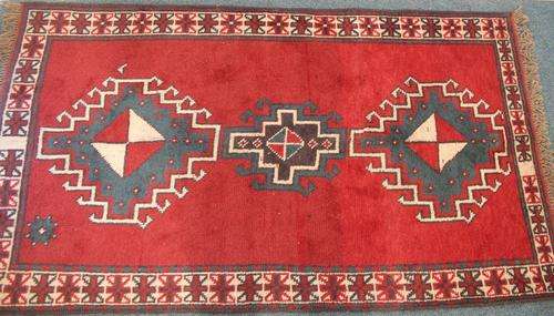 Handwoven Persian Kurdi Ghoochan 200 x 117