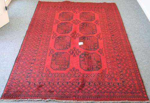 Handwoven Persian Afghan 339 x 159