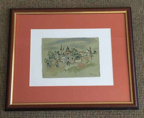 GREGOIRE BOONZAIER- BO-KAAP (Watercolour) *FREE Martin Bekker Book