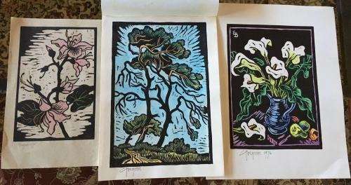 GREGOIRE BOONZAIRE, THREE LINOCUT PACK