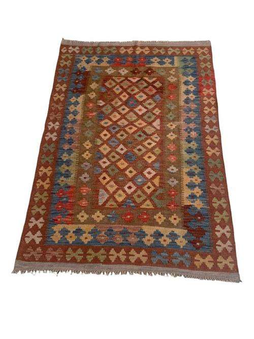 Handwoven Chobi Kelim 1M43cm x 1M00cm