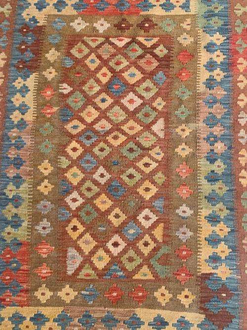 Handwoven Chobi Kelim 1M43cm x 1M00cm