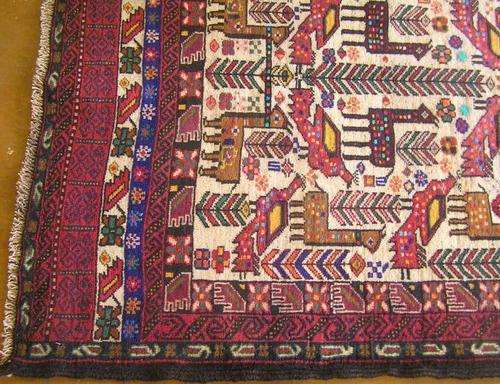 PERSIAN HANDWOVEN BALOOCH RUG 1.8M X 1M