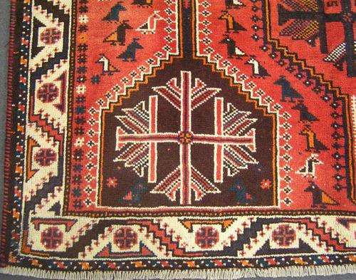 PERSIAN HANDWOVEN SHIRAZ CARPET 2.88M XZ 2.02M