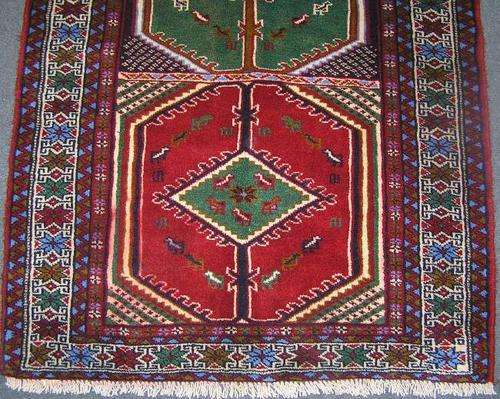 PERSIAN HANDWOVEN KURDI GHOOCHAN RUNNER CARPET 2.9M X 0.86M
