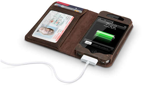 All-in-One Vintage Leather Wallet (Compatible with iphone 4/4s) ***FREE STYLUS***